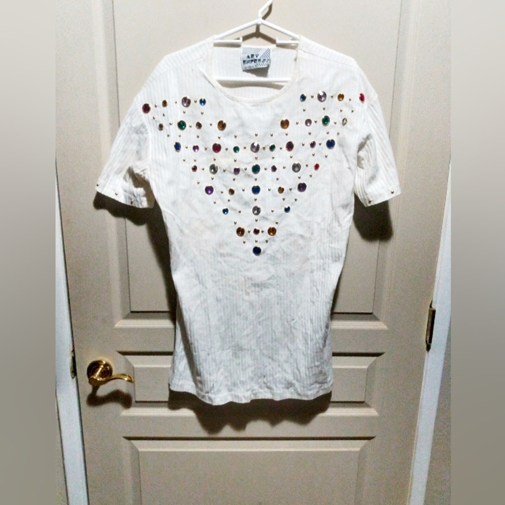 Ladies Vintage Beaded Blouse.